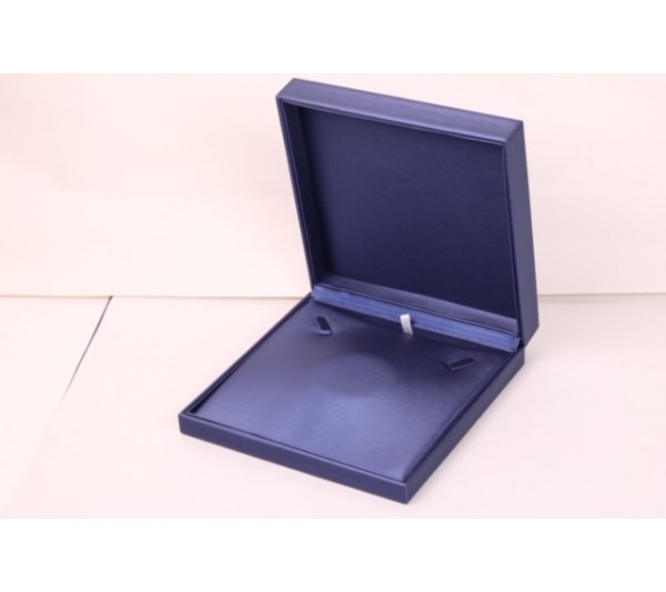 Steel Blue /Royal Blue  Necklace  Box, 7 3/8"(L) x 7 3/8"(W) x 1 7/8" H