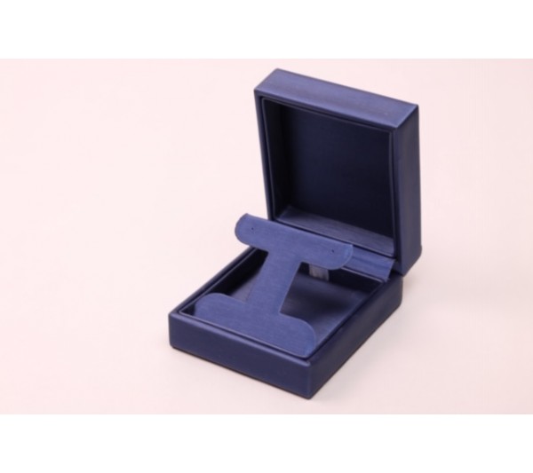 Steel Blue /Royal Blue  Pendant  Box, 2 3/4"(L) x 3 1/4"(W) x 1 1/2" H