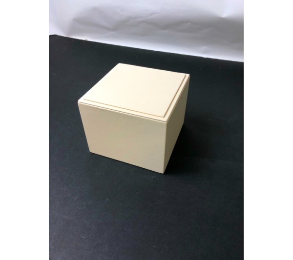 Beige Riser, 4 1/2" x 4 1/2" x 3 1/2 " H