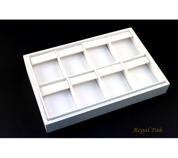 8-Earring Tray 9" x 6' x 2 1/4" H