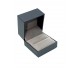 Grey Ring Box w/ Grey Velvet insert , 2 1/4 " x 2 1/4" x 1 3/4" H
