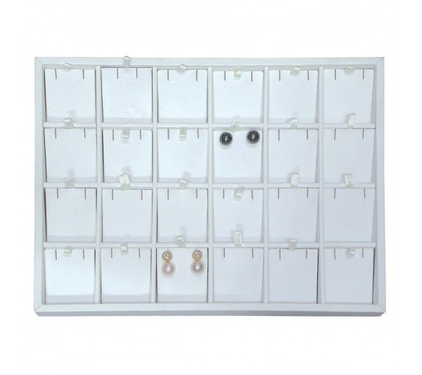 24-Pr.Earring Tray / Pendant 10 1/4" x 7 1/2" x 1" H