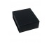 Black Magnetic Flap Paper Pendant/ Earring  Box,  2 3/4" x 3 1/8" x 1 1/4"H
