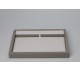 White Grey Presentation Tray 10" x 8" x 1" 1/8" H