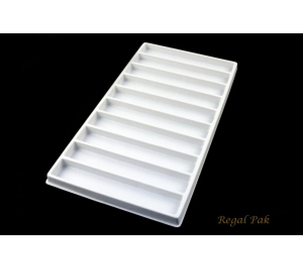 White Plastic Tray Liner (10 Section)