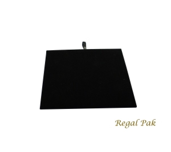 Half Size Black Velvet Tray Pad 7-3/4" X 6-3/4"