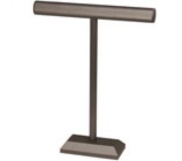 Steel Grey Leatherette "T" Bar 14" X 18"H