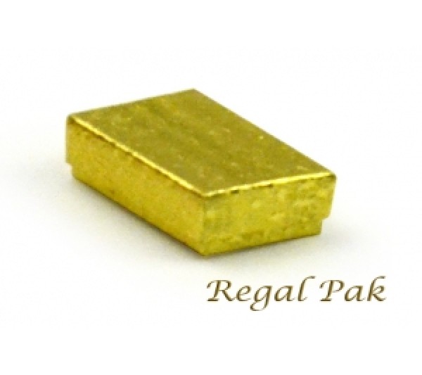 Gold Texture Cotton Filled Box 1 7/8 (100 pcs)