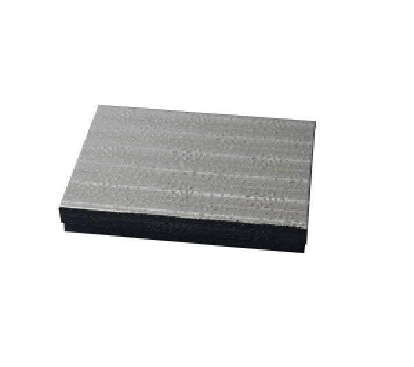 Silver Texture Cotton Filled Box 5 5/8 (100 pcs)