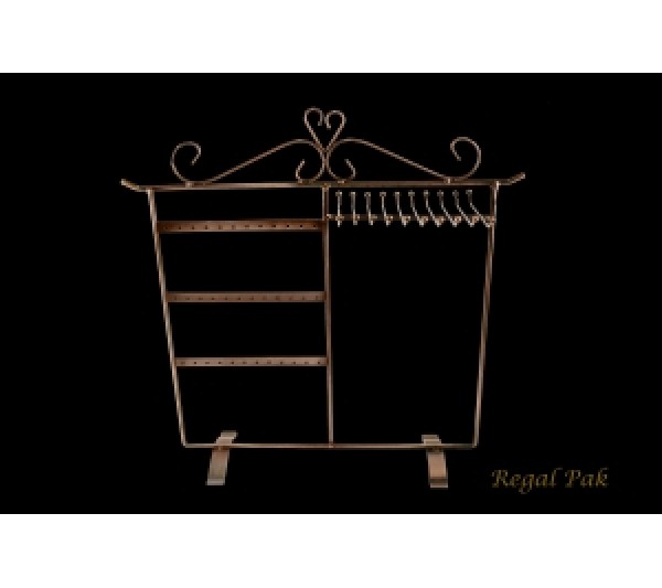 Copper Wire Earring/Necklace Stand (18 Pairs) 13-7/8" X 14-3/4"H