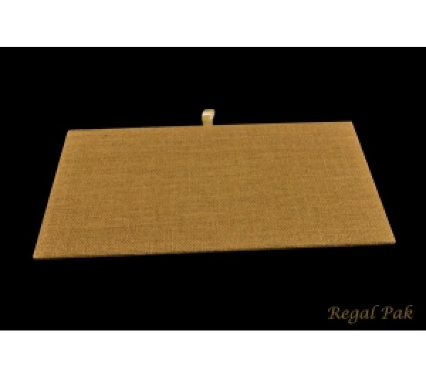 Full Size Burlap Natrual Tray Pad 14-1/8" X 7-5/8"