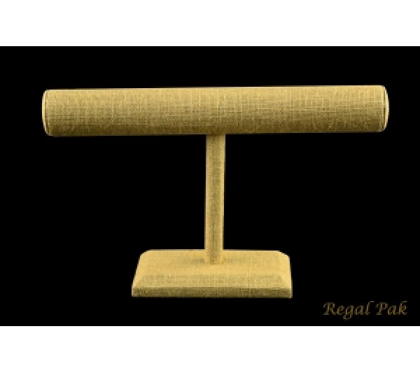Burlap Natrual T-Bar Displays For Necklace/Bracelet 12" X 7" H