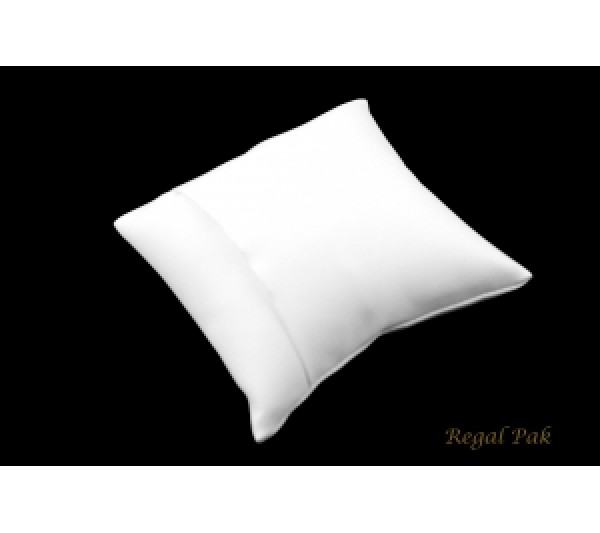 Medium White Leatherette Bracelet/Watch Pillow 4" X 4"