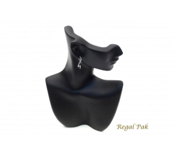 Black Elegant Poly Figure Display 6" X 2-3/4" X 9"H