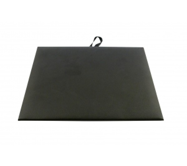 Steel Grey Faux Leather Half Size Pad 7-3/4" X 6-3/4"