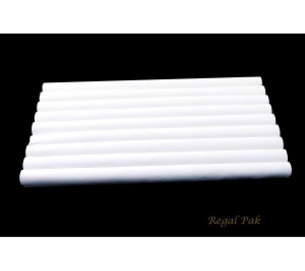 White Leatherette Ring Slot Full Size Foam Pad With 8 Sections 14-1/8''w X 7-5/8''d X 3/4''h