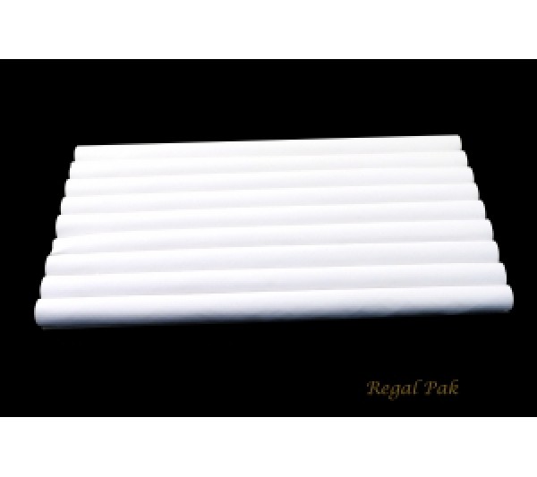 White Velvet Ring Slot Full Size Foam Pad With 8 Sections 14-1/8''w X 7-5/8''d X 3/4''h