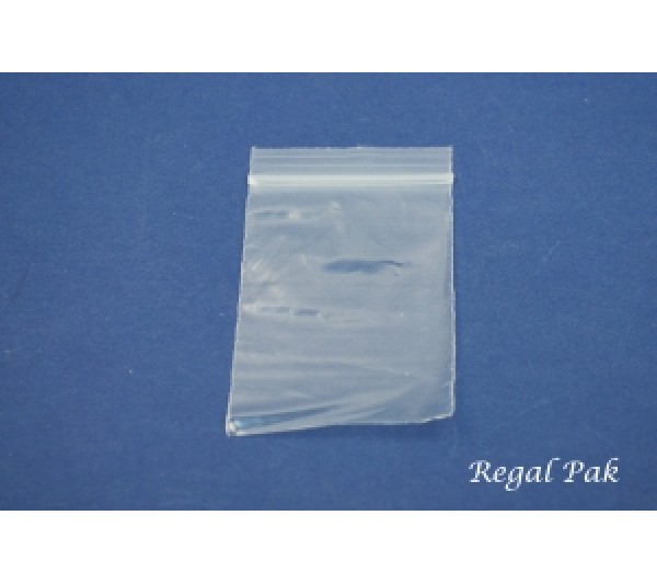 Reclosable 2 Mil Plain Zipper Bags (100 Pieces In A Pack) 2" X 3"
