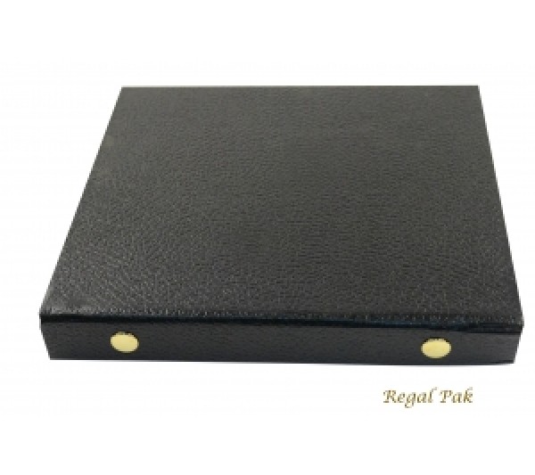 Black Case With Detachable Snap Lid 8-1/4" X 7-1/4" X 1-1/8"H