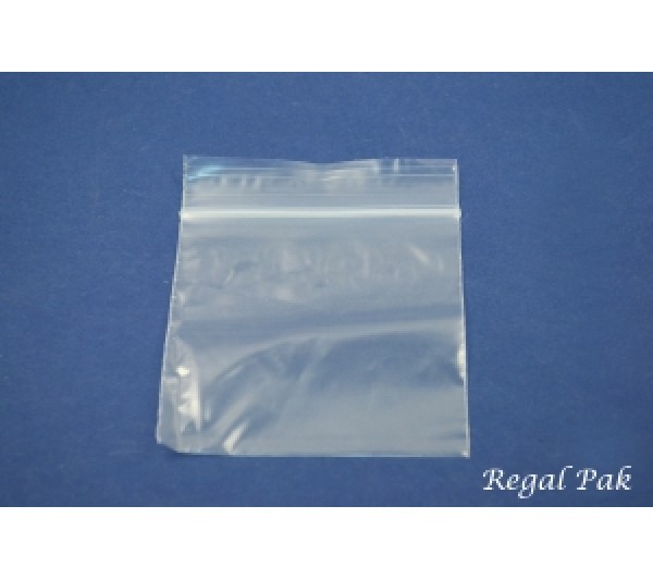 Reclosable 2 Mil Plain Zipper Bags (100 Pieces In A Pack) 3" X 3"