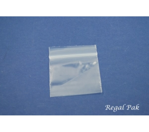 Reclosable 2 Mil Plain Zipper Bags (100 Pieces In A Pack) 2" By 2"