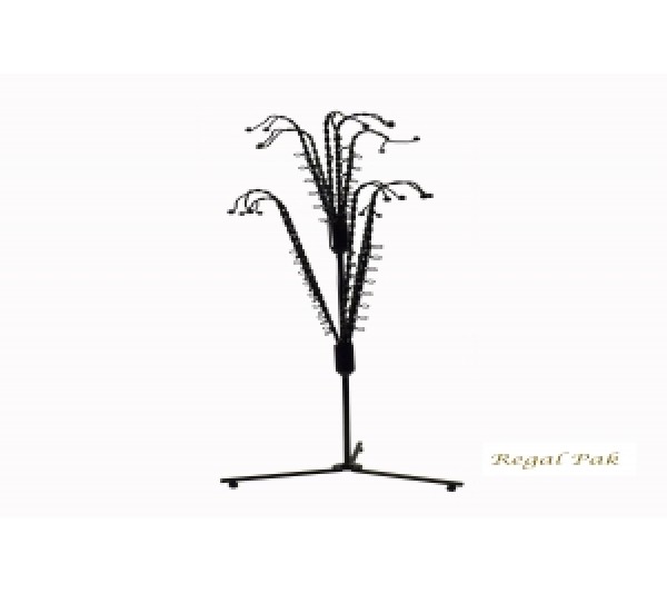 Black Metal Tree Earring Display (35 Pairs) 16" X 17-1/2"H