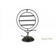 Black Metal Earring Wire Stand (20 Pairs) 10-3/4" X 6" X 15-1/4"H