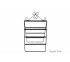 Black Earring Display (56 Pairs) 8-1/2" X 5" X 15"H